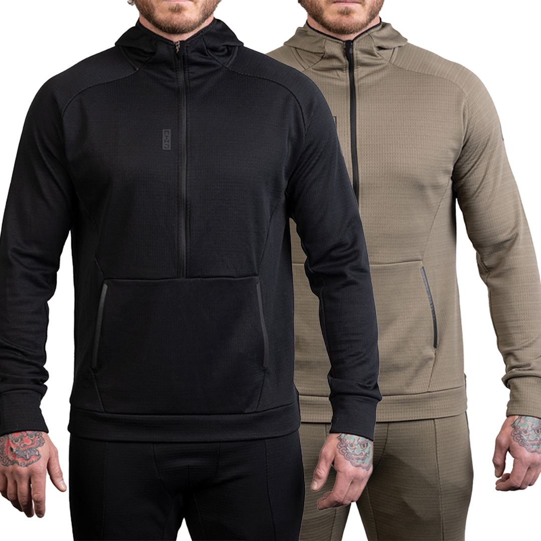 Merino full zip online hoody