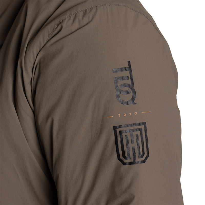 Tactical jacket with recycled insulation