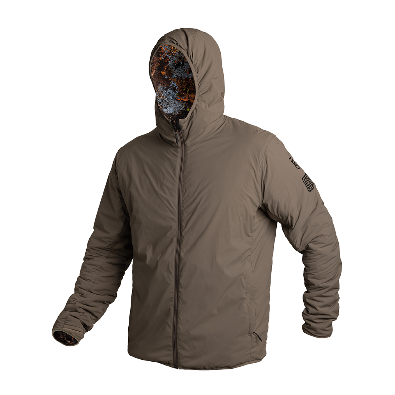 Lightweight range day jacket with recycled insulation