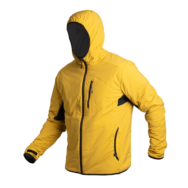 Range day jacket with athletic fit and durable construction