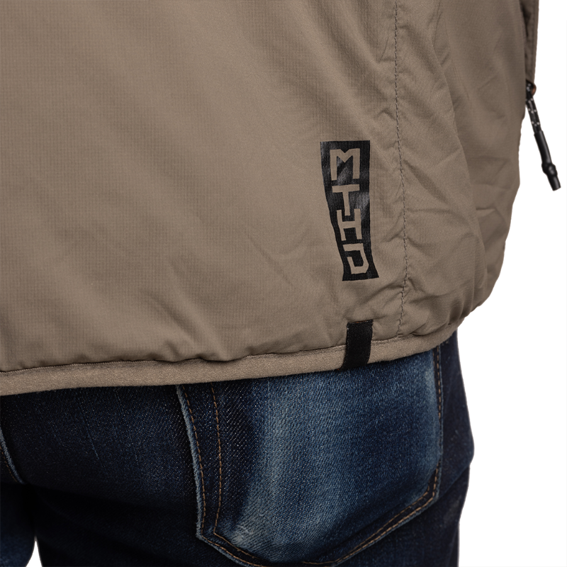 Range day jacket with durable water repellent fabric