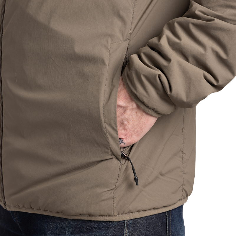 Reversible range day jacket for all-weather protection