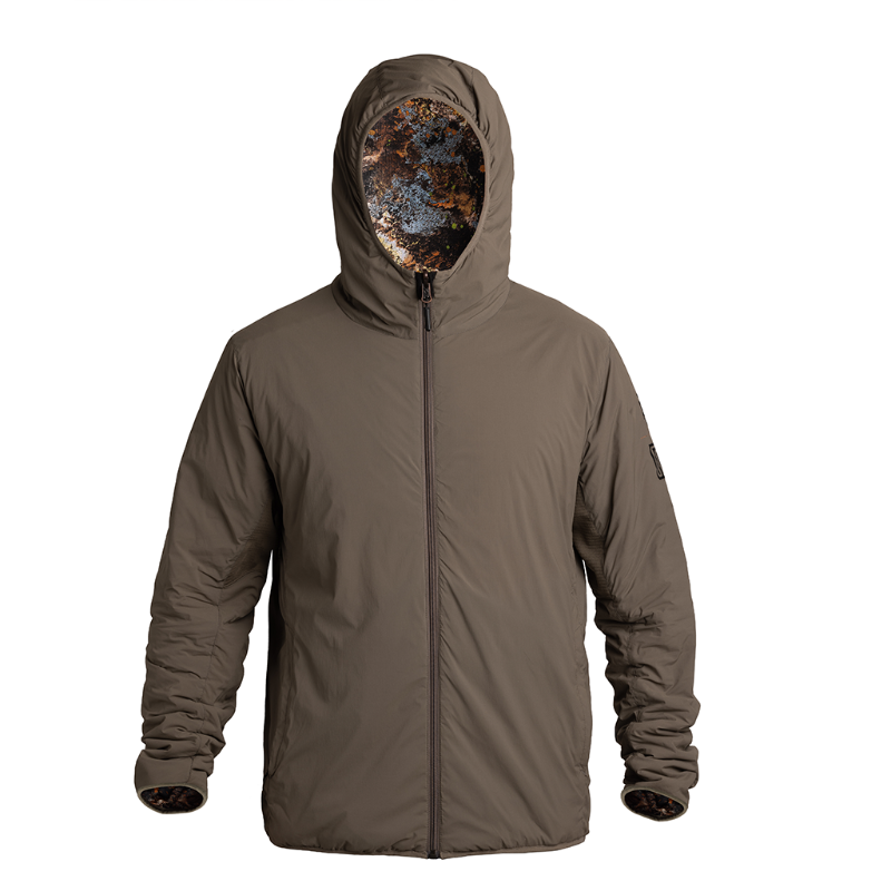 Reversible tactical jacket for rugged use