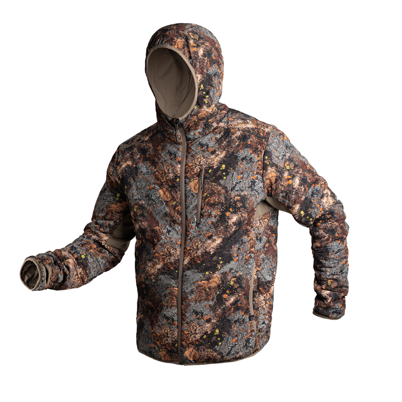 Lightweight tactical jacket with wrap shoulder seams