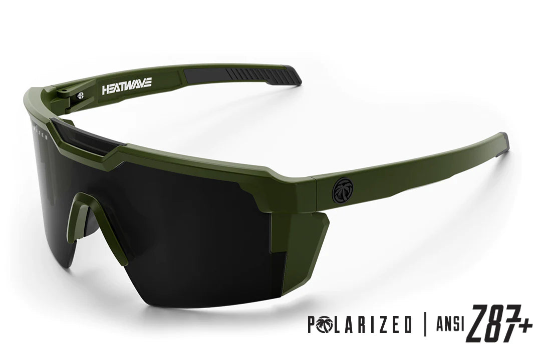 Heat Wave Future Tech Z87+ OD Green / Polarized Black Sunglasses Heat Wave 