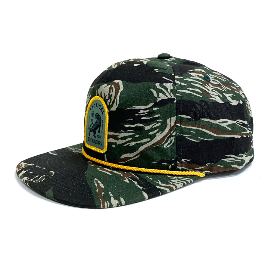 TD 10th Anniversary Tiger Stripe Snapback Hat - NO RETURNS Hat Tactical Distributors 