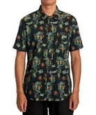 RVCA Neon Dragon S/S Button Up Button-Up Shirt RVCA 