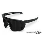 DOORBUSTER Heat Wave Future Tech Z87+ Black Polarized Sunglasses Heat Wave 