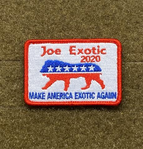 Tactical Outfitters Joe Exotic For President 2020 Morale Patch Morale Patches Tactical Outfitters 