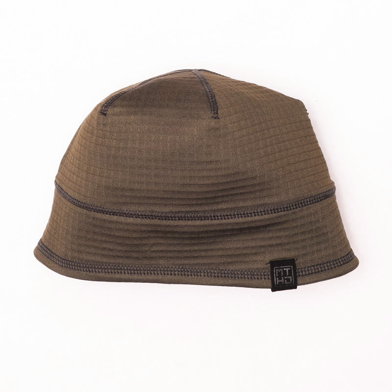 MTHD Meridian Grid Fleece Hat L2 - NO RETURNS Hat MTHD Flat Dark Earth 