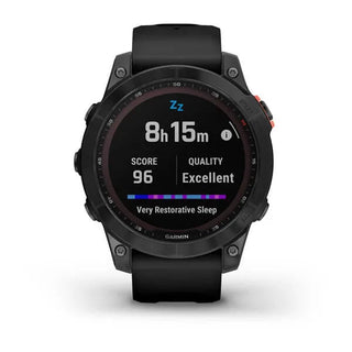 Garmin fenix 7X Pro Solar, Glass, Slate Gray Steel, Black with Accessories  