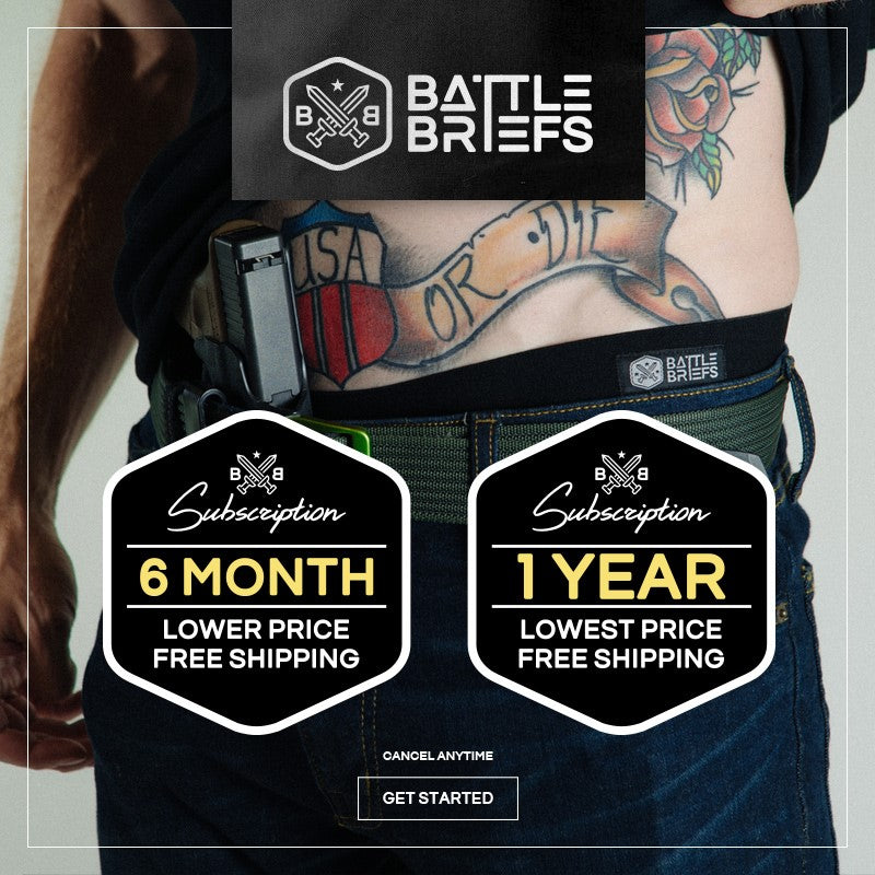 Battle Briefs Men's Monthly SUBSCRIPTION